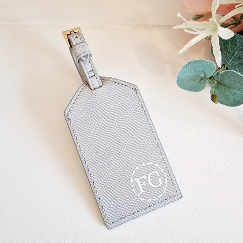 Personalised Luggage Tag, Travel Set, Bridesmaid Gift, Gift for Her, Destination Wedding image 2