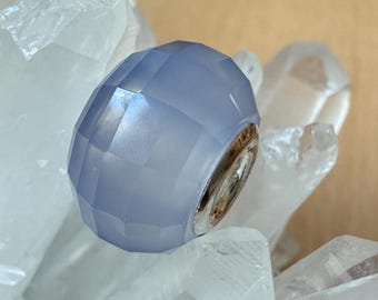 Edelsteen Kraal Chalcedoon voor Trollbeads, Pandora