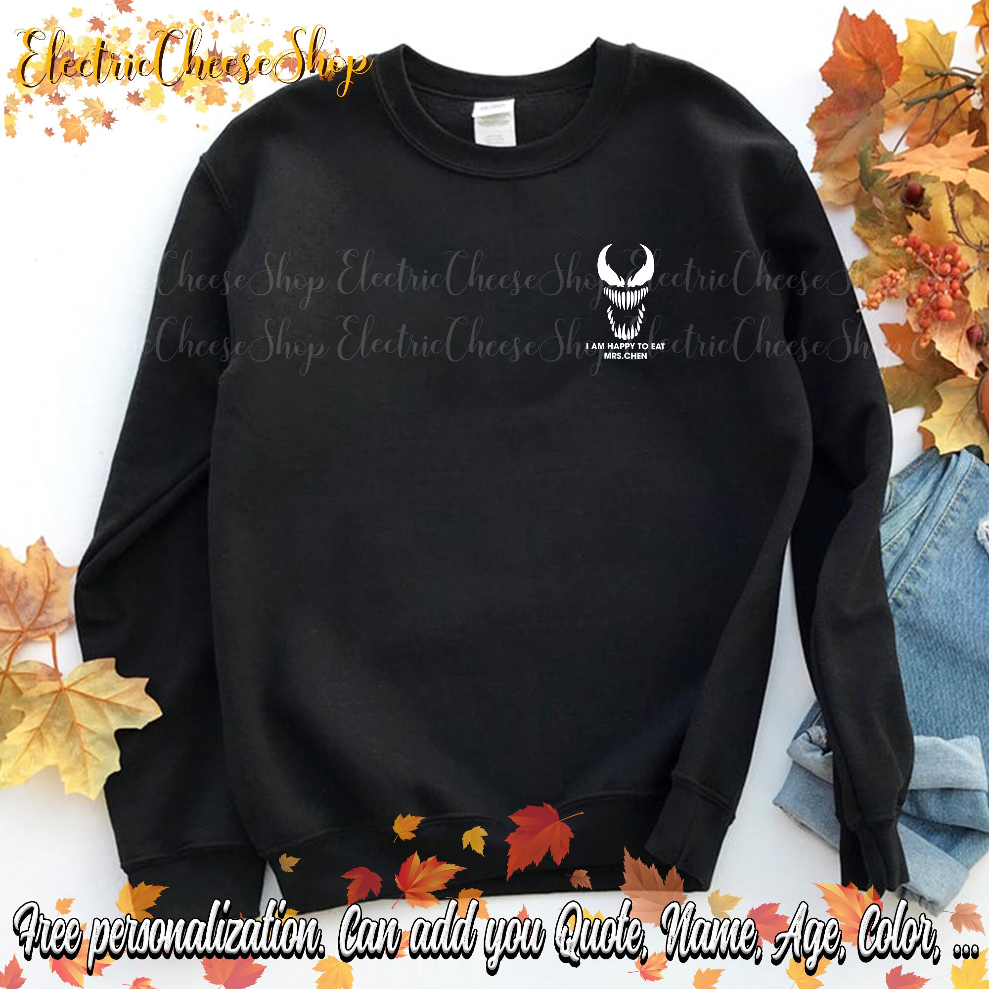 Venom I Am Happy To Eat Mrs Chen Shirt 21 Limited Edition Etsy