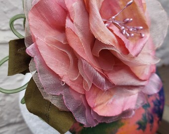 Fascinator / Fascinator aus Seide