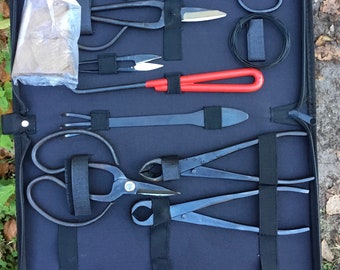 10 Pieces Bonsai Tools Set Succulent Mini Garden Hand Tools Includes Pruning