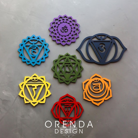 Chakra Wall Hanging Decor Chakra Wall Art Chakra Wall Decor Etsy