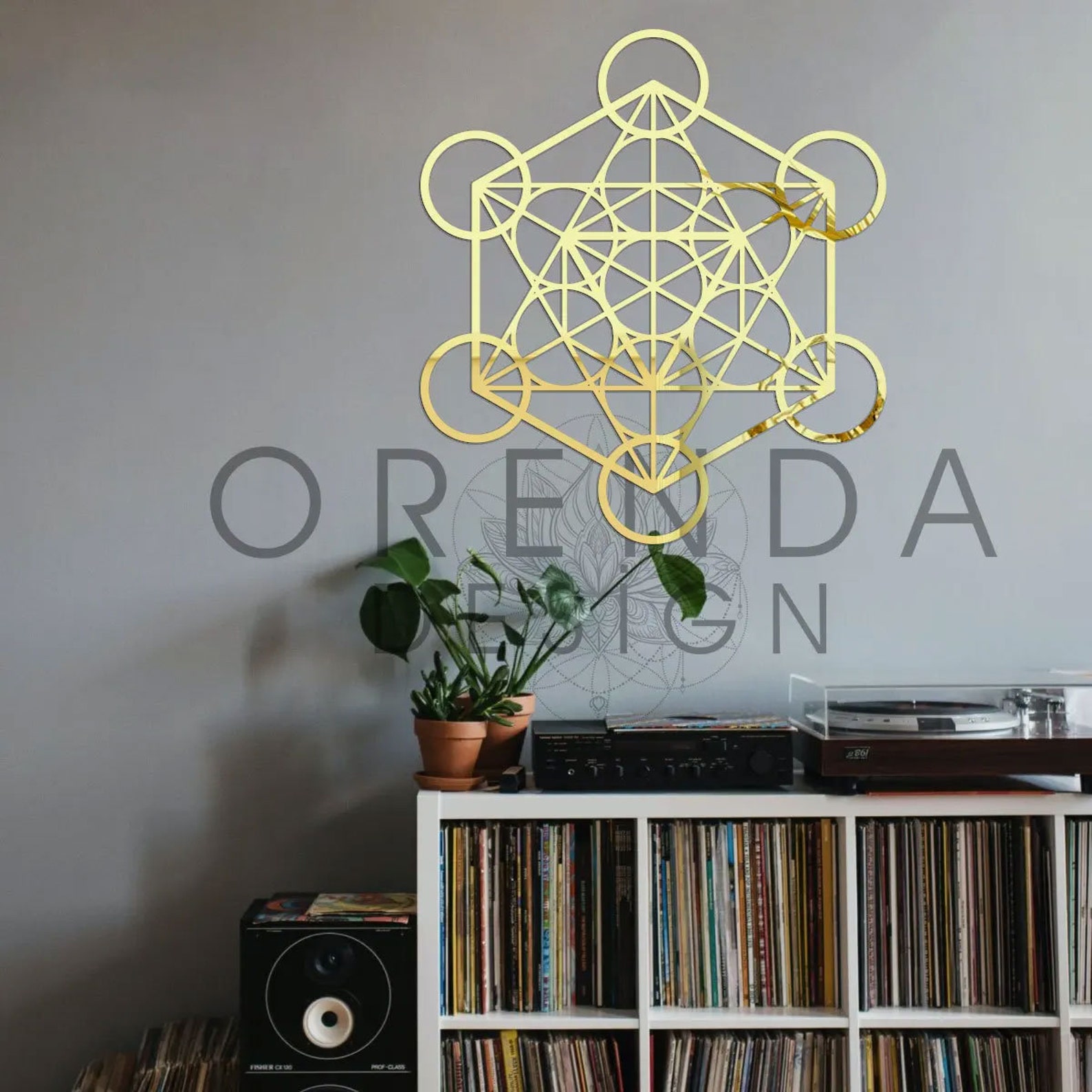 Metatron's Cube Wall Art Sacred Geometry Wall Art Etsy