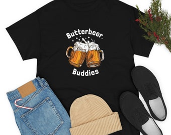 Butterbeer Buddies  Wizard Unisex cotton T-shirt