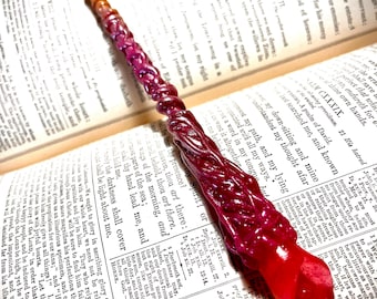 Luna Lovegood inspired, magic wand, handmade bespoke