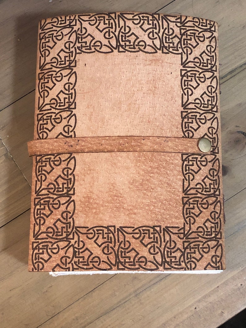 Leather bound Spell Book DnD Leather Journal Campaign Etsy