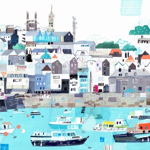 Guernsey, Guernsey Art, Guernsey Art Print, Guernsey Print, Channel Islands