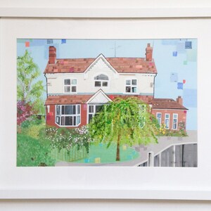 Custom House Portrait, House Portrait Painting, Cutom House Painting, Personalised House Portrait, Home Painting, Painting of your Home, image 5