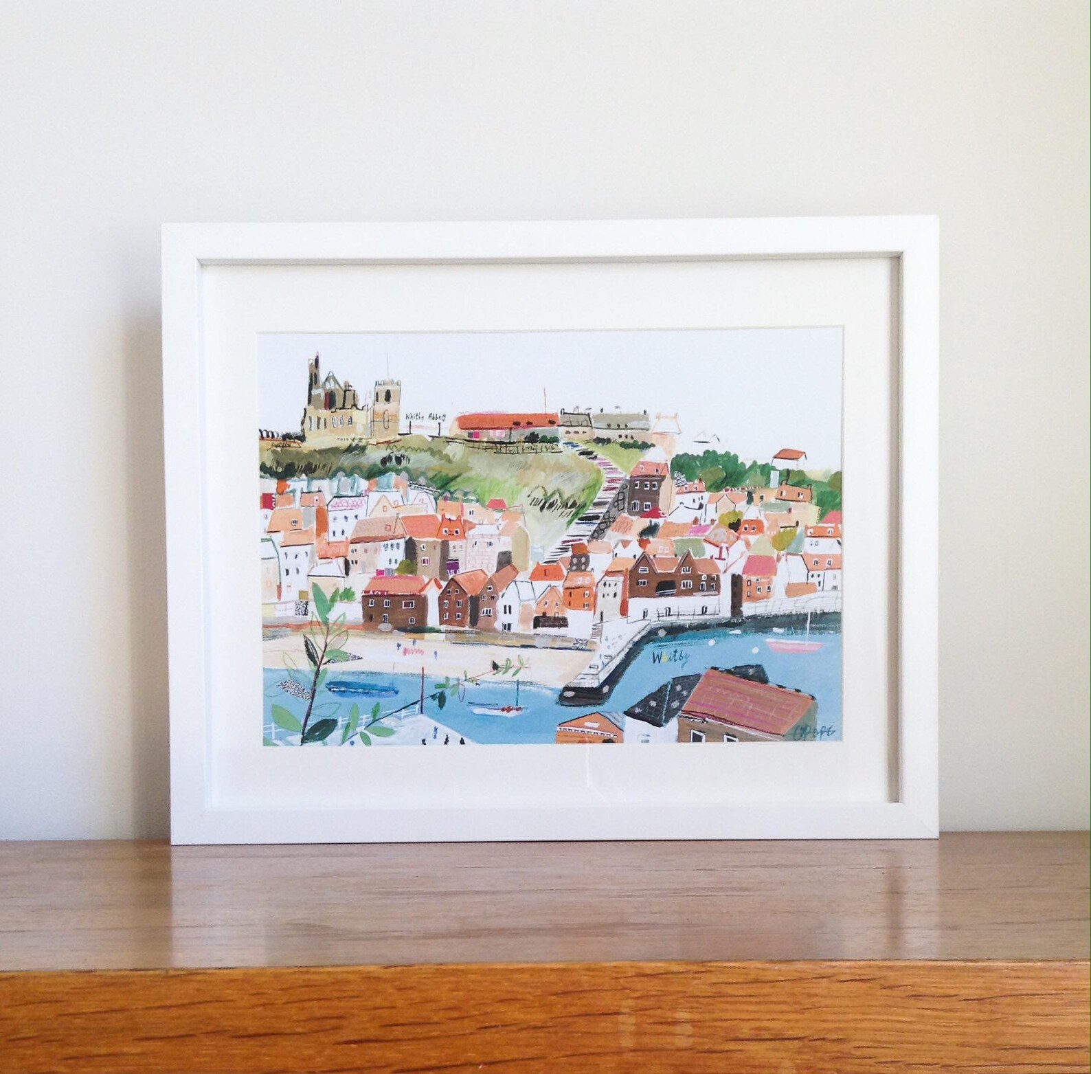 Whitby Whitby Art Whitby Painting Whitby Art Print Whitby Etsy UK