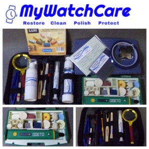 Watch Restoration Kit: Scratch Remover, Polishing & Cleaning - 115 pc