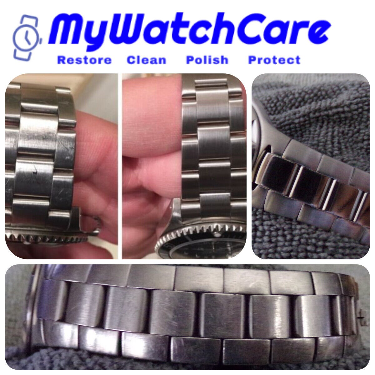 Bergeon Watch Scratch Removal Stick W/cape Cod Polish & Buffing Cloth