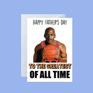 Carte Danniversaire Michael Jordan Joyeux Anniversaire Au Etsy