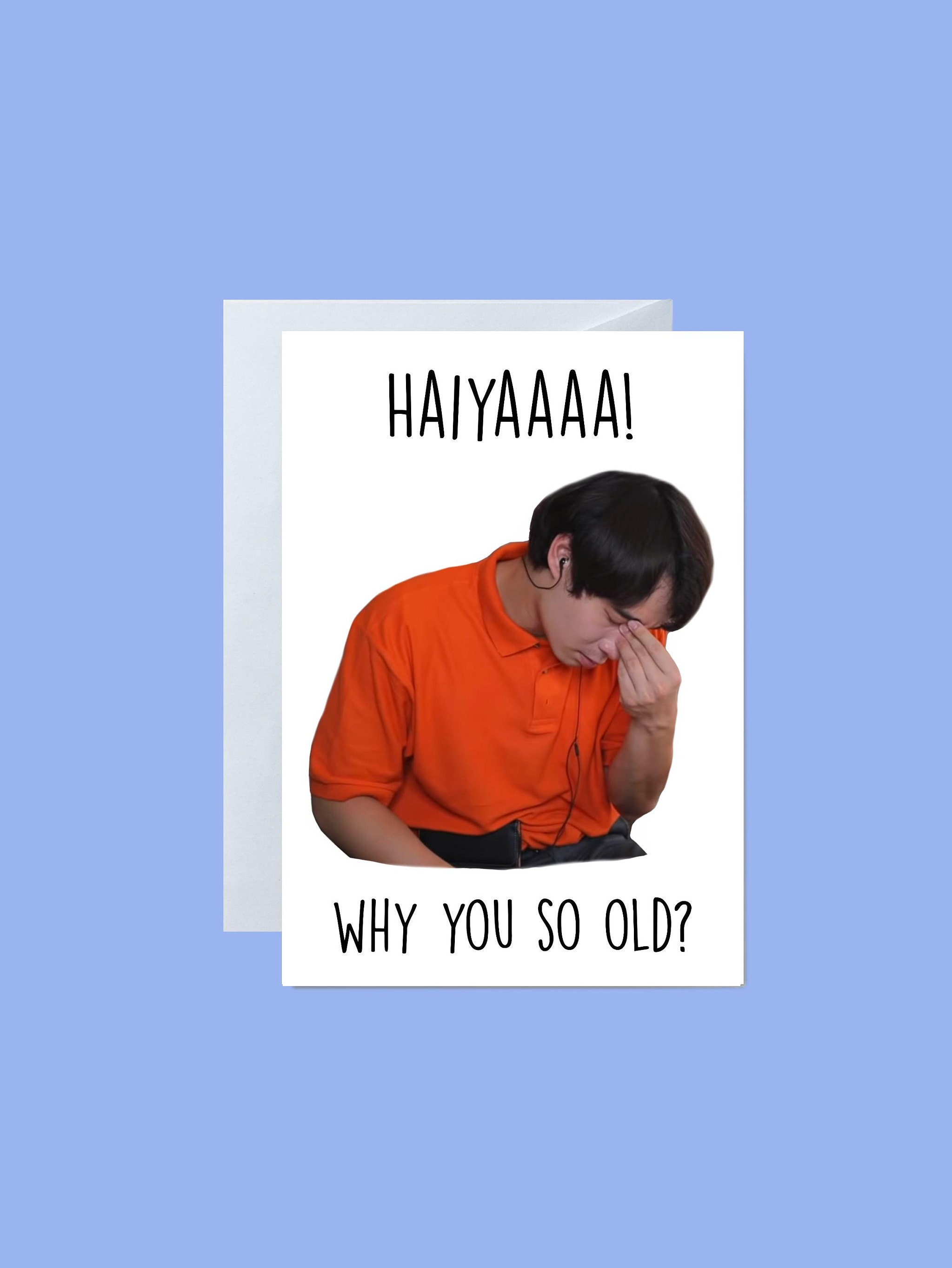 Uncle Roger birthday card Haiyaa card Funny meme card For | Etsy