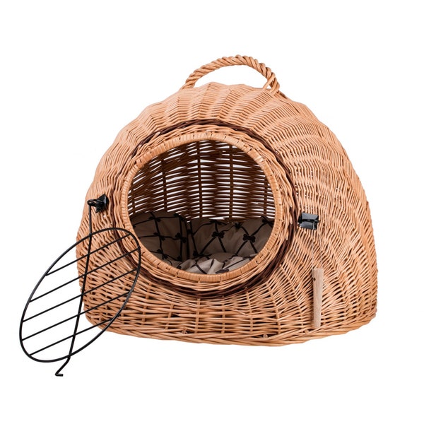 Wicker Cat House Etsy