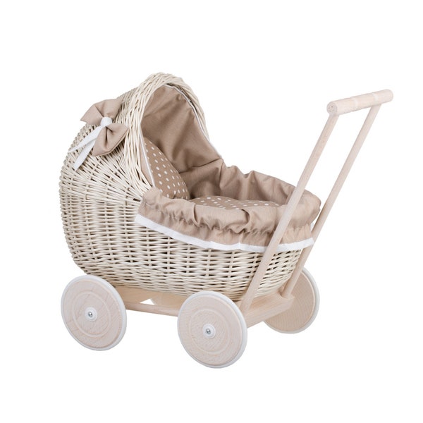 Wicker Kinderwagen, Wicker Doll Kinderwagen, Wicker Doll Kinderwagen, Natural Doll Wagen, Doll Kinderwagen, Doll Kinderwagen, Kinderwagen