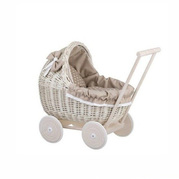 Wicker Kinderwagen, Wicker Doll Kinderwagen, Wicker Doll Kinderwagen, Natural Doll Wagen, Doll Kinderwagen, Doll Kinderwagen, Kinderwagen