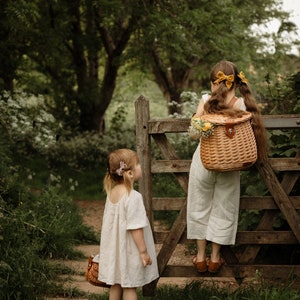 Wicker Backpack, Basket Backpack, Wicker Bag, Wicker School Accessories, Accessories for Girls, Wicker Basket, Backpack for Work