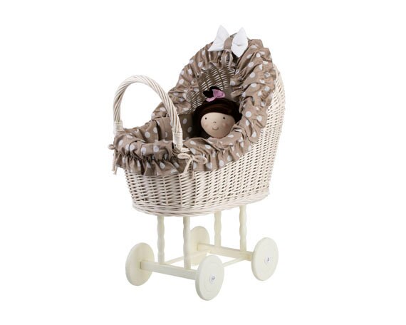 retro dolls pram