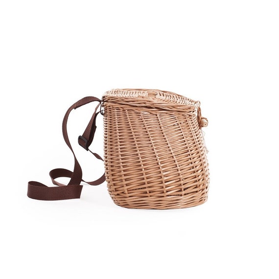 Natural Wicker Fishing Basket Fish Basket With Shoulder Strap, Large Wicker  Fishing Basket for Fishing Accessories -  Canada