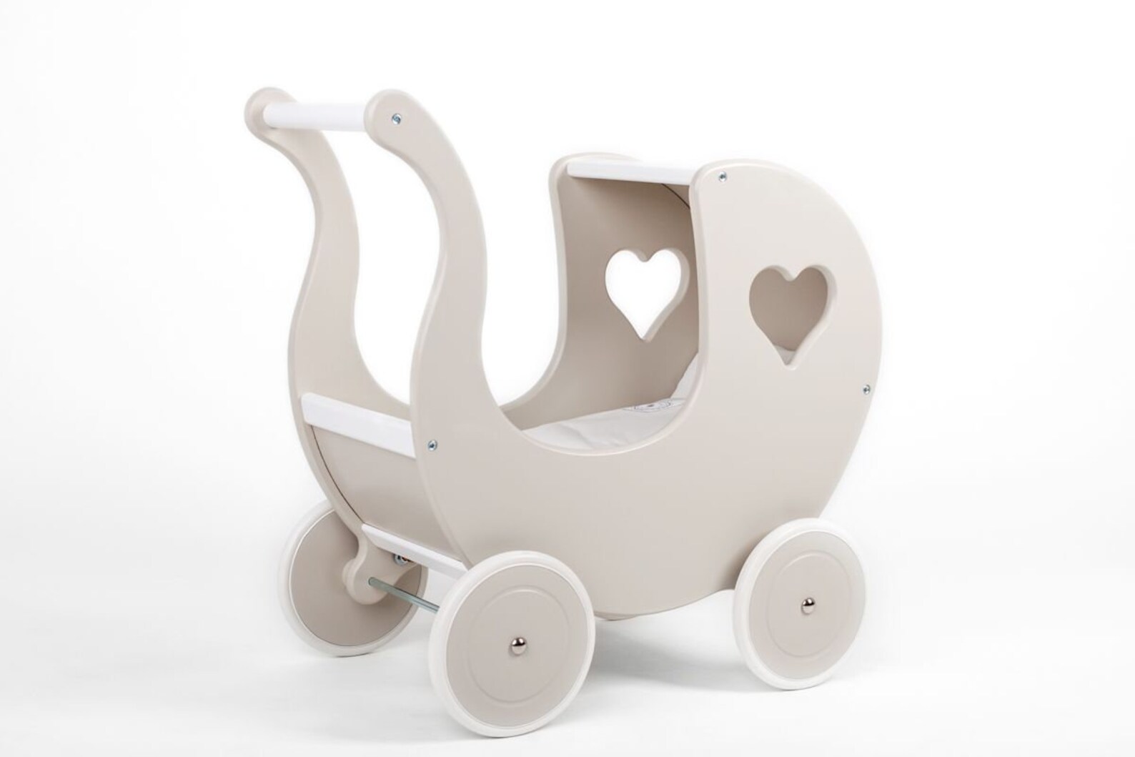 AWooden Dolls Pram Toddler Walker Wooden Stroller Toy Doll Etsy