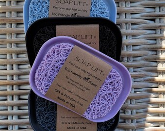 Soaplift Soap Saver Soap Dish Eco Friendly Soap Dish Extend Soap Life Soap Pad Shower Soap Holder Soap Gift for Mom Holiday Gift Idea