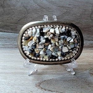 Gemstone Belt Buckle | One of a Kind Buckle | Gemstone Buckle | Western Belt Buckle | Yellowstone Fashion | Custom Buckle | Opal Belt Buckle