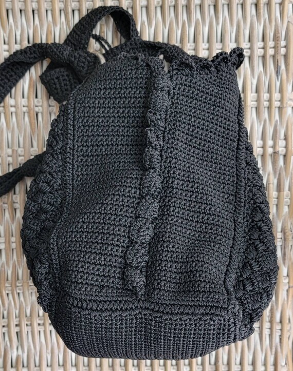 The Sak Crochet Black Bag | Crochet Shoulder Purs… - image 6