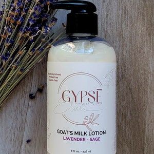 Goats Milk Lotion Skincare | Lotion | Clean Skincare | Santal Lotion | Dry Skincare Natural Lavender Chemical Free Lotion