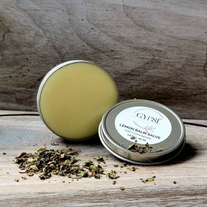 Organic Lemon Balm Salve | Skin Salve | Lip Balm | Herbal Salve | Natural Lip Care | Natural