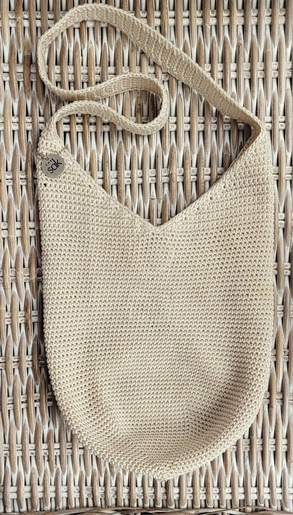 The Sak Crochet beige Bag | Crochet Shoulder Purse