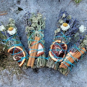 Cleansing Wand | Smudge Stick | Botanical Smudge Stick | Cleanse Negative Energy | Unique Gift Witch | Spiritual Holiday Gift | Holiday Gift