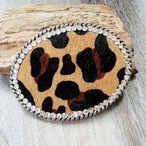 Animal Print Belt Buckle | Yellowstone Fashion|Cowgirl Belt Buckle | One of a Kind Buckle | Horse Show Accessories | custom belt buckle