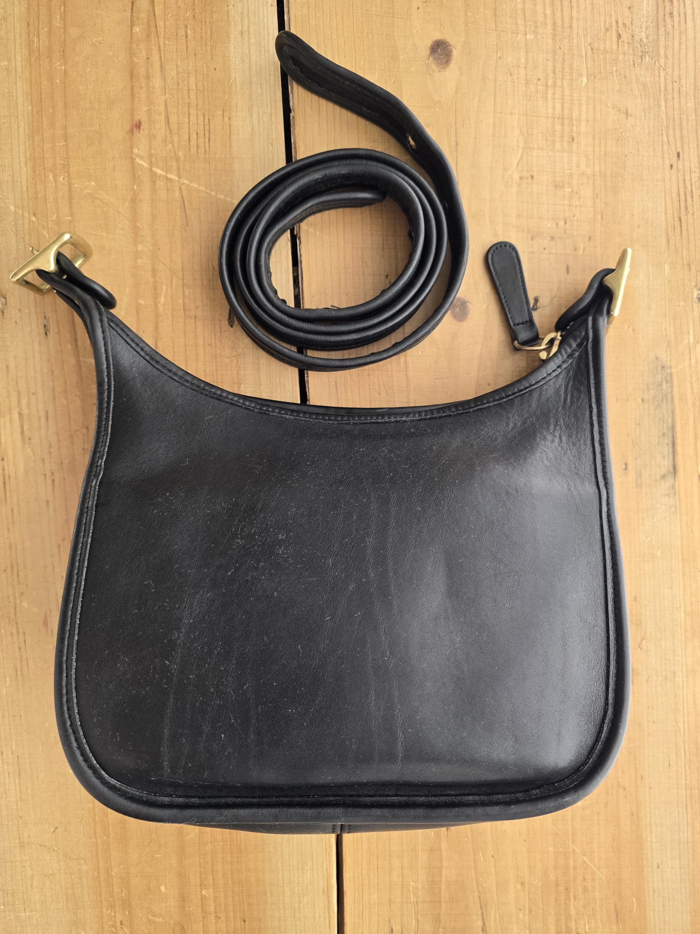 Vintage Coach Legacy Janice Bag 9950 – Black Leather Shoulder Bag