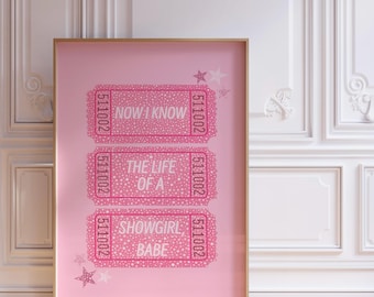 The Life Of A Showgirl Print / Poster Digital Download