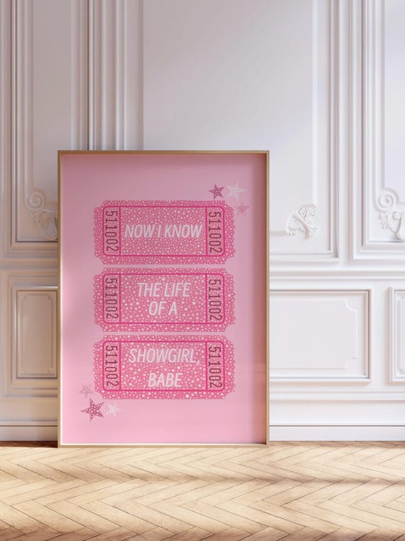The Life of A Showgirl Print / Poster Digital Download - Etsy Canada
