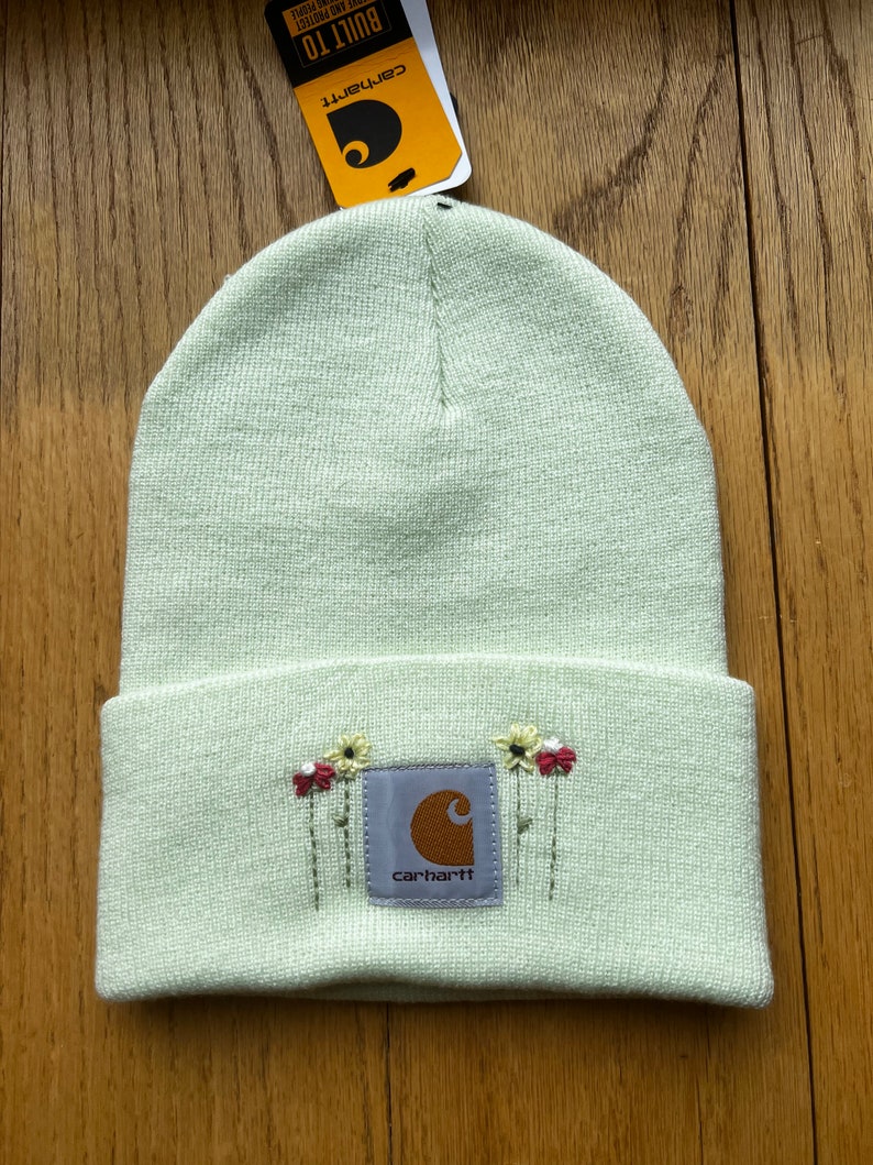 Carhartt Embroidered Beanies Etsy