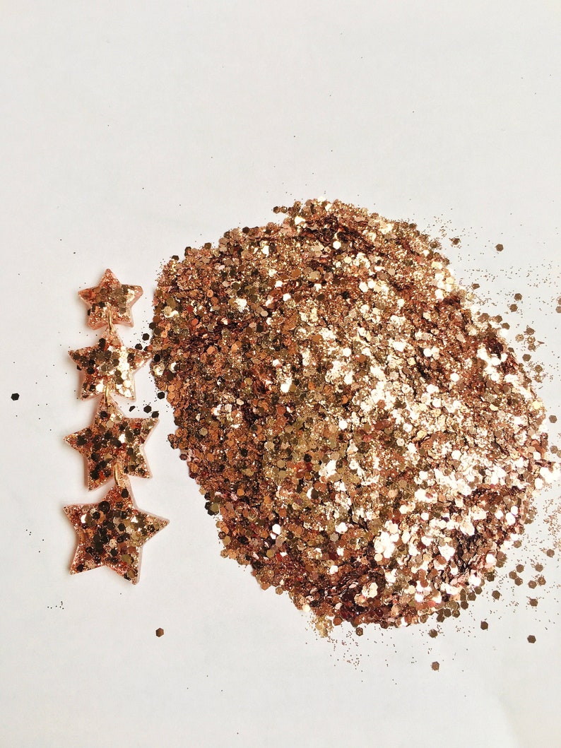 Glitter rose gold Hexagon Eco-friendly 20 g 0,7 oz