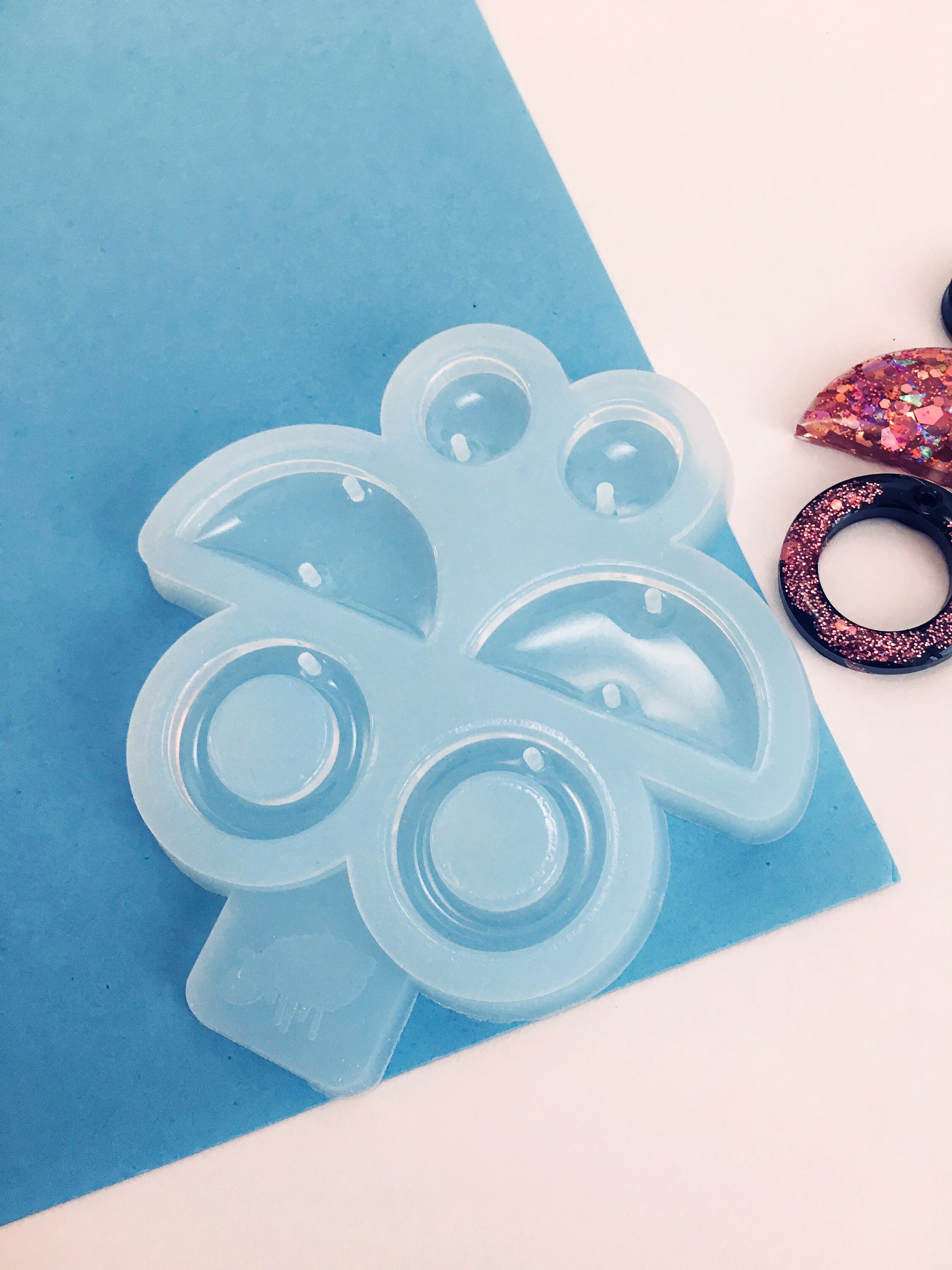 Silicone Mold Earrings Ring . Mold Ring for Epoxy Resin. Super Etsy