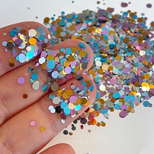 Glitter mix Kreise Qualität Zart Niedlich Glitzern Für DIY Kunstharz Dekoration 20 g / 0,7 oz