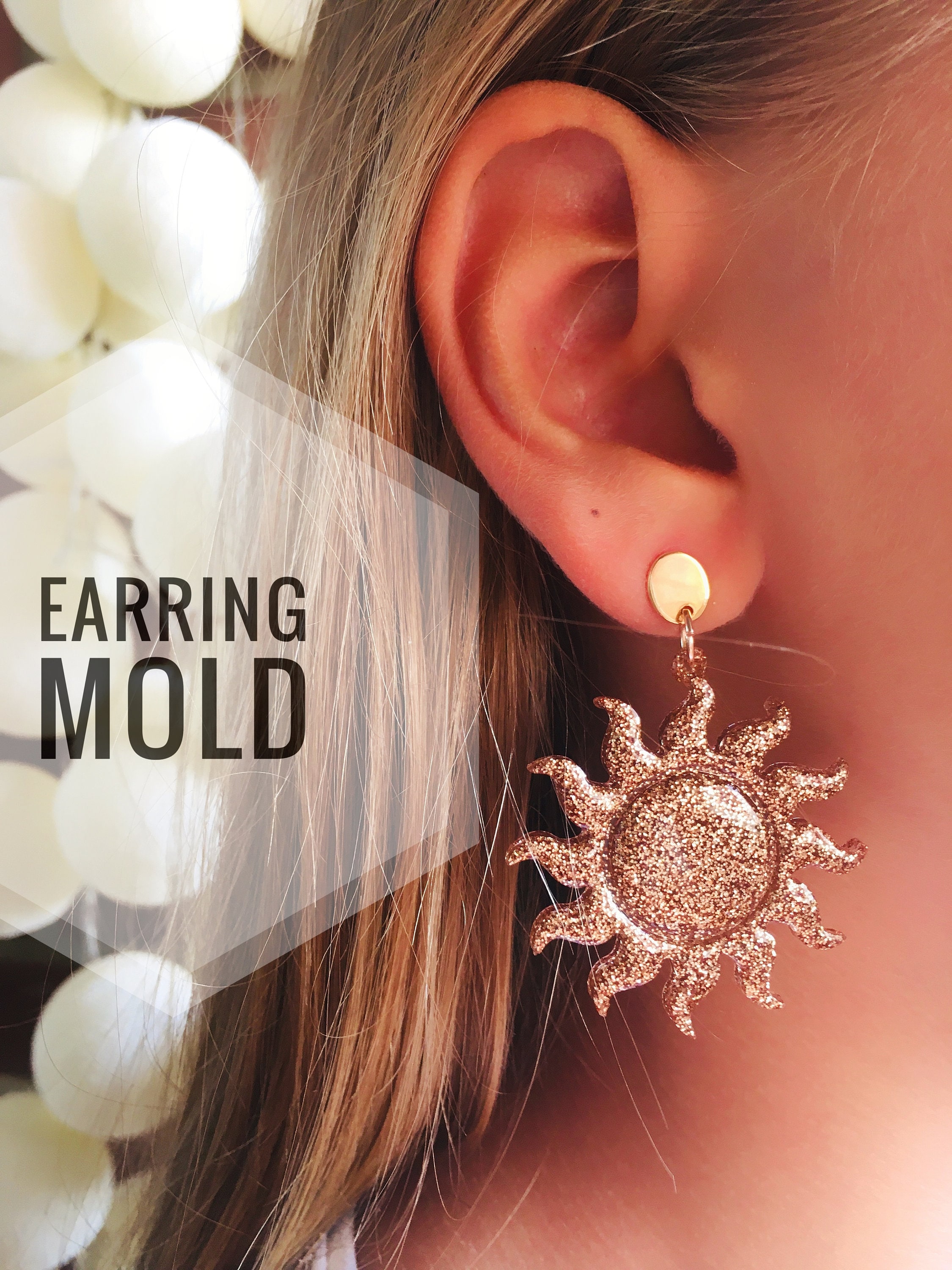 Fun in the sun earring mold set