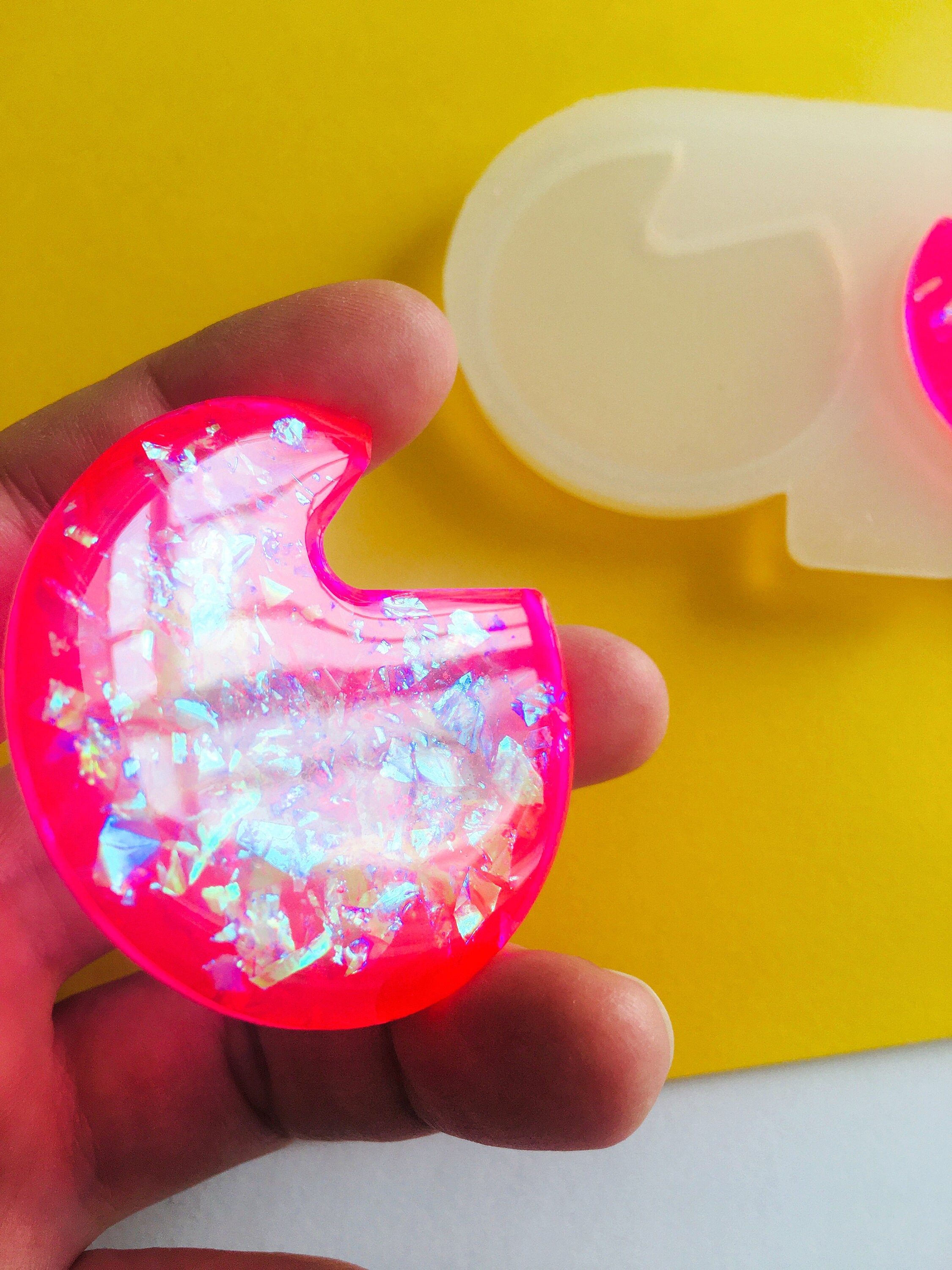 Silicone Mold Earrings Circles . Mold Circles XL for Epoxy and Etsy