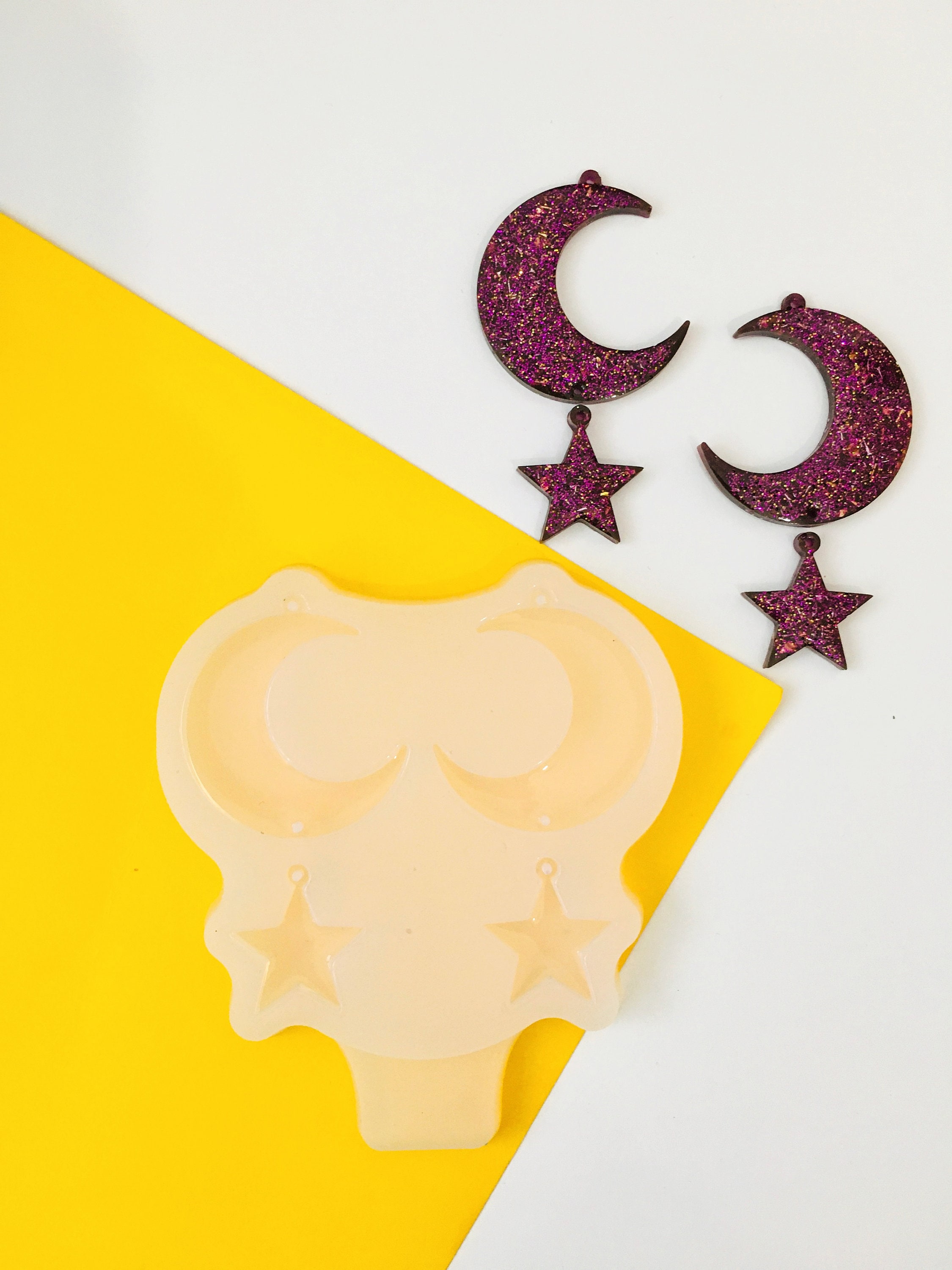 HyzaPhix Lot De 2 Moules En Silicone En Forme D'aile De Papillon, Moules à Bijoux