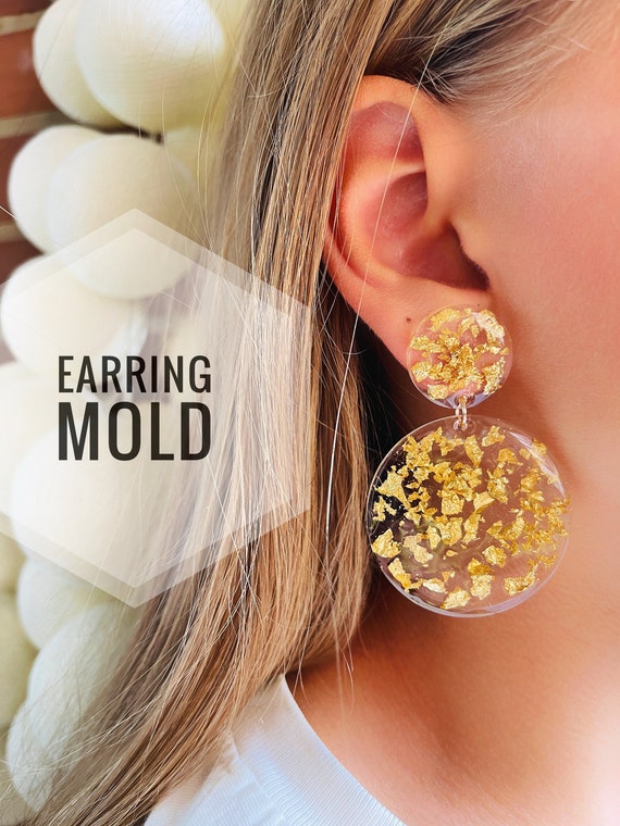DIY Fashion Jewelry Resin Silicone Molds Earring Epoxy Resin Molds