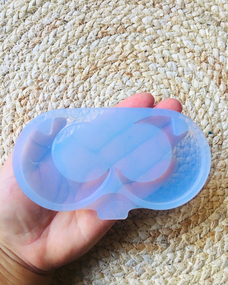 XL Mold Crescent Moon for UV Resin.set Earrings Crescent Moon Etsy