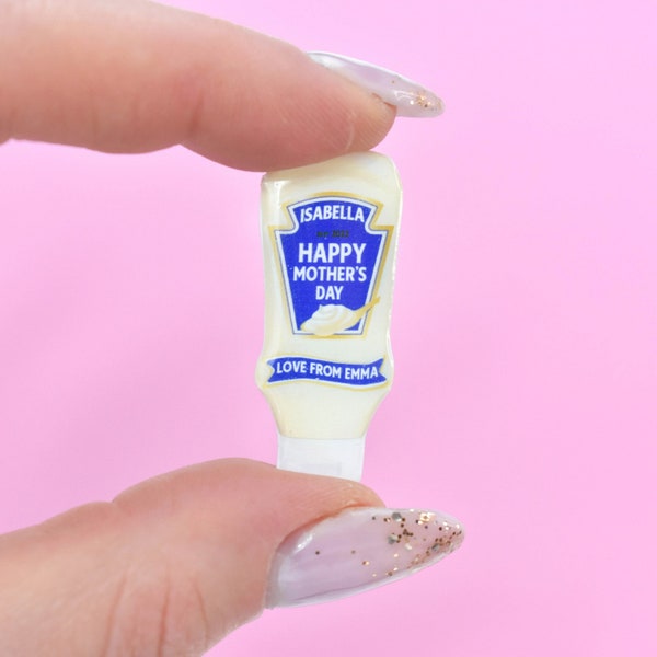 Custom Shoe Charms, Personalised Mayonnaise Label Funny Novelty Gift Birthday Anniversary Mayo Bottle Clog Charms