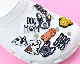 Dog Shoe Charms, Dog Dad Shoe Charm, Animal Clog Charms