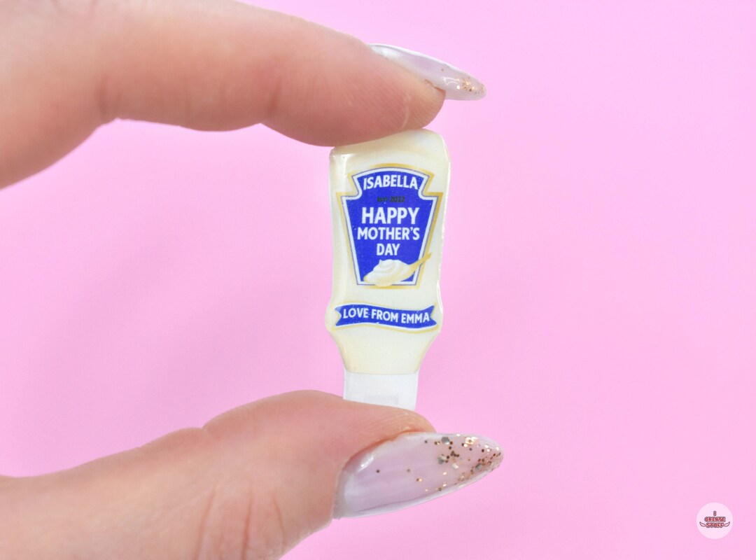 Custom Shoe Charms, Personalised Mayonnaise Label Funny Novelty Gift