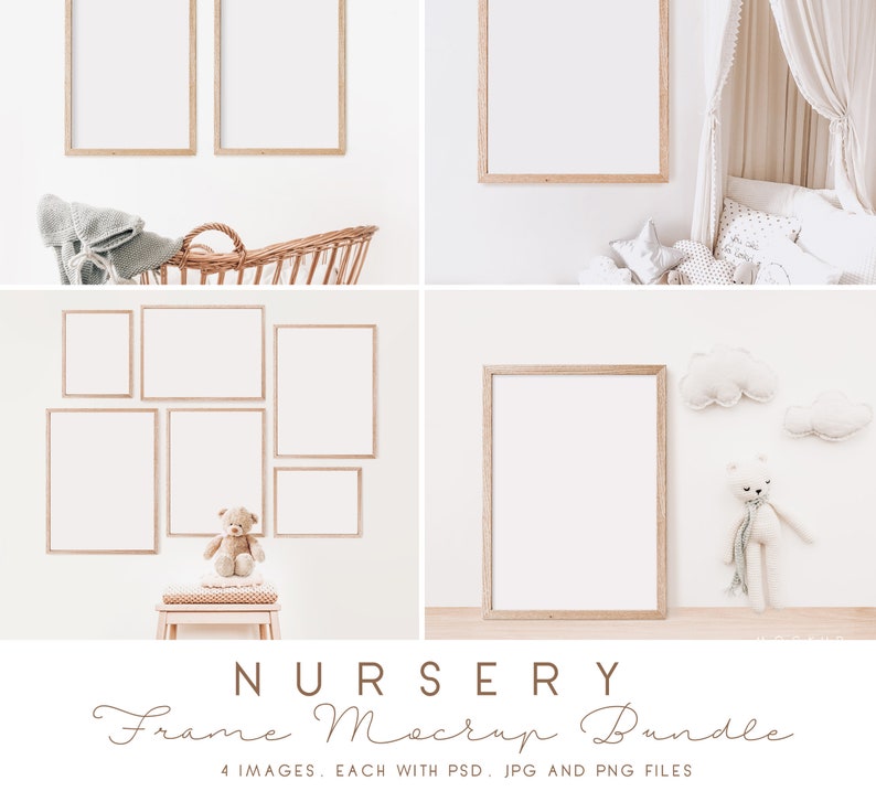 Nursery Mockup Frame Mockup Bundle Interior Mockup Digital Etsy UK