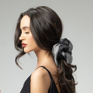 NEW Glamourous Organza Layering Scrunchie, Special Occasion Hair Tie, Formal Wedding Scrunchie, Bridesmaid Hair Accessories,Gentle Scrunchie