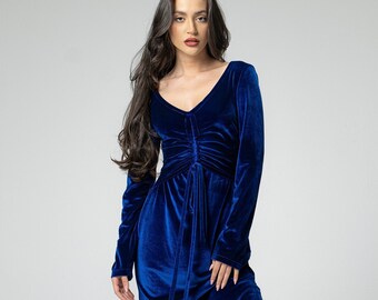 flowy short dress Vintage Mini Color:Dark Wash persona-free-spirit Black Maxi Dress - no alterations needed.